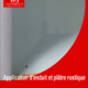 Application d'enduit et plâtre rustique