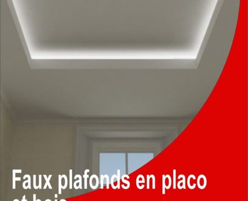 Faux Plafonds en Placo et Bois
