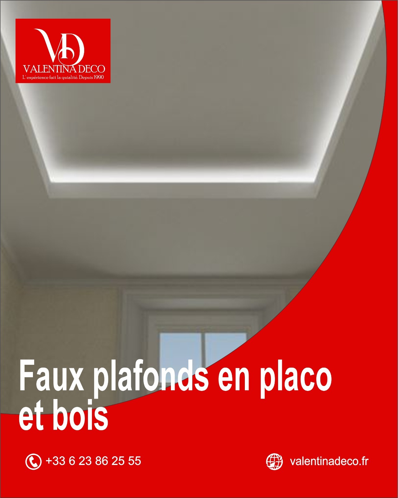 Faux Plafonds en Placo et Bois