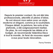 Valentina Deco : une rénovation moderne et élégante, dans les délais et le budget