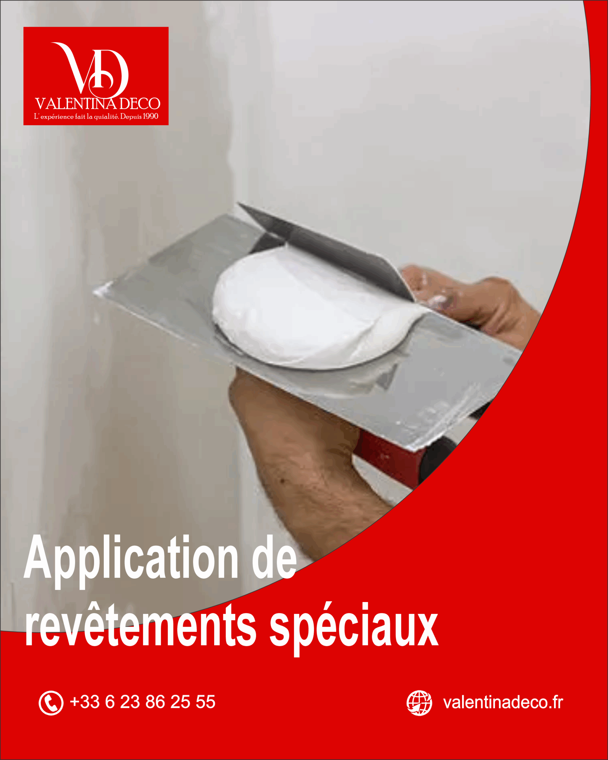 Application de revêtements spéciaux
