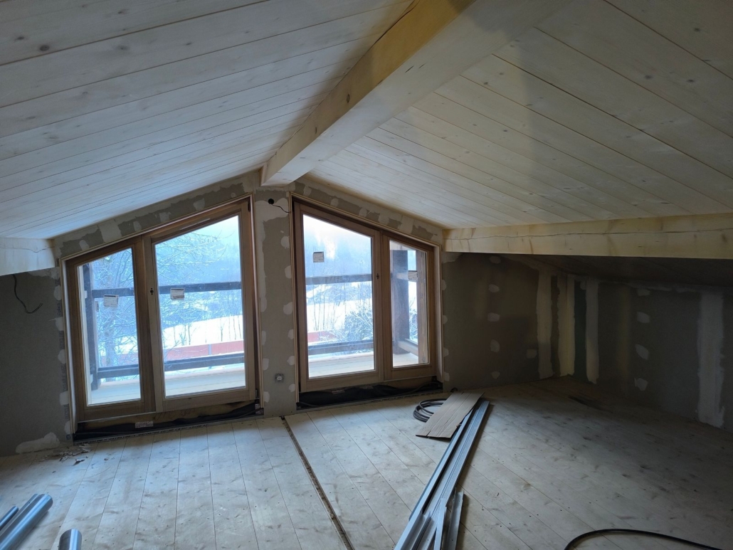 rénovation chalet alpin Les Houches
