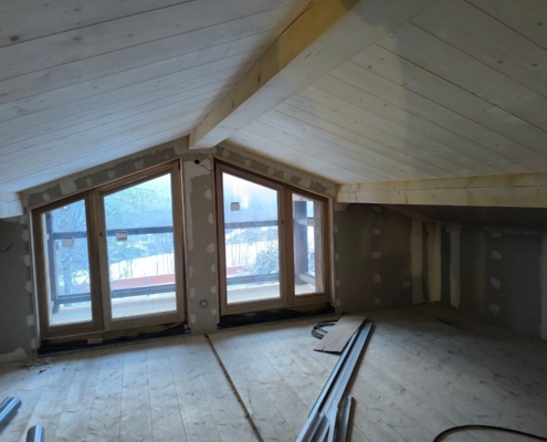 rénovation chalet alpin Les Houches