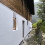 Rénovation de façade à Les Houches