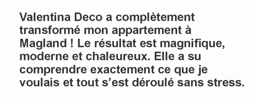 Transformation et harmonie à la maison