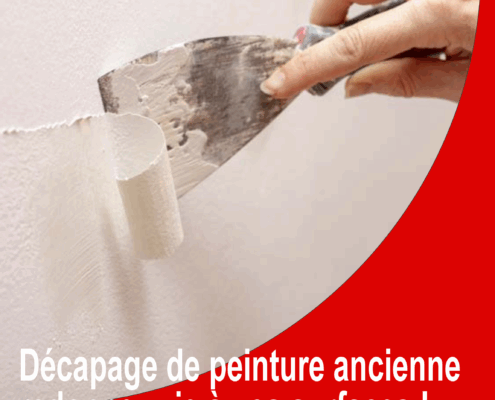Décapage de peinture ancienne