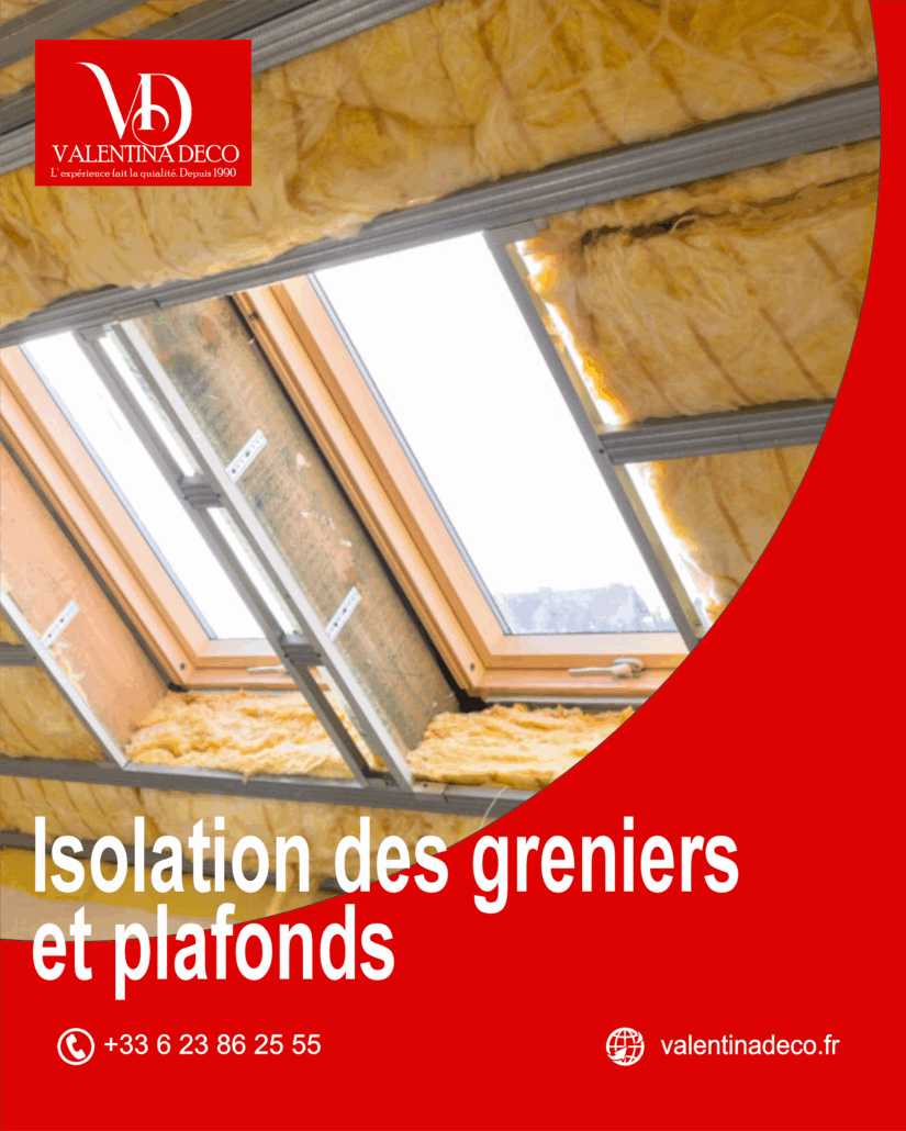 Isolation des greniers et plafonds Isolation des greniers et plafonds