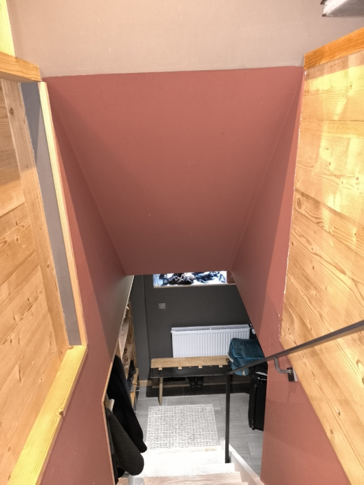 rénovation de façade colorée Les Houches rénovation de façade colorée Les Houches