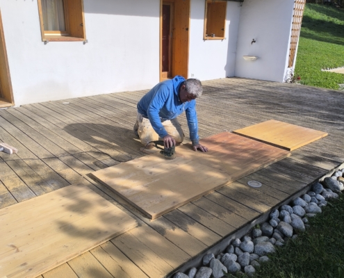 restauration boiseries Praz-sur-Arly