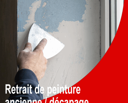 retrait de peinture ancienne